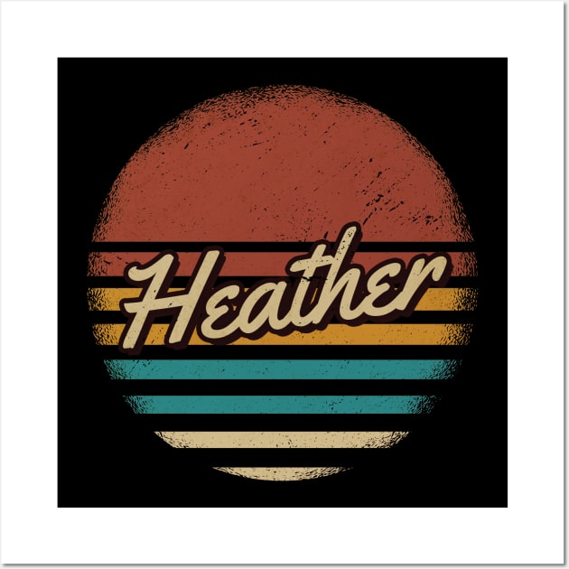 Heather Vintage Text Wall Art by JamexAlisa